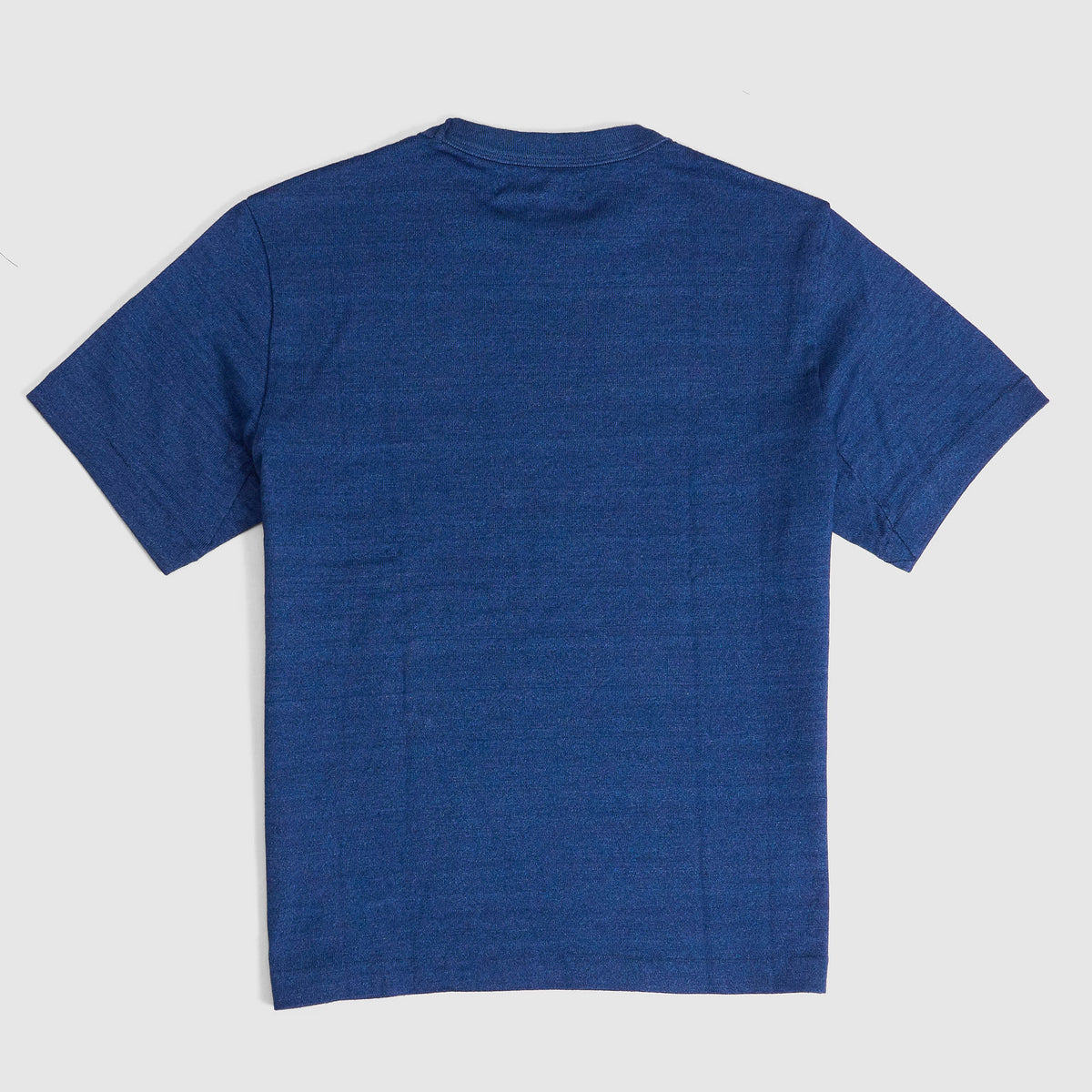Merz b. Schwanen Ladies Short Sleeves Indigo Dyed Crew Neck T-Shirt