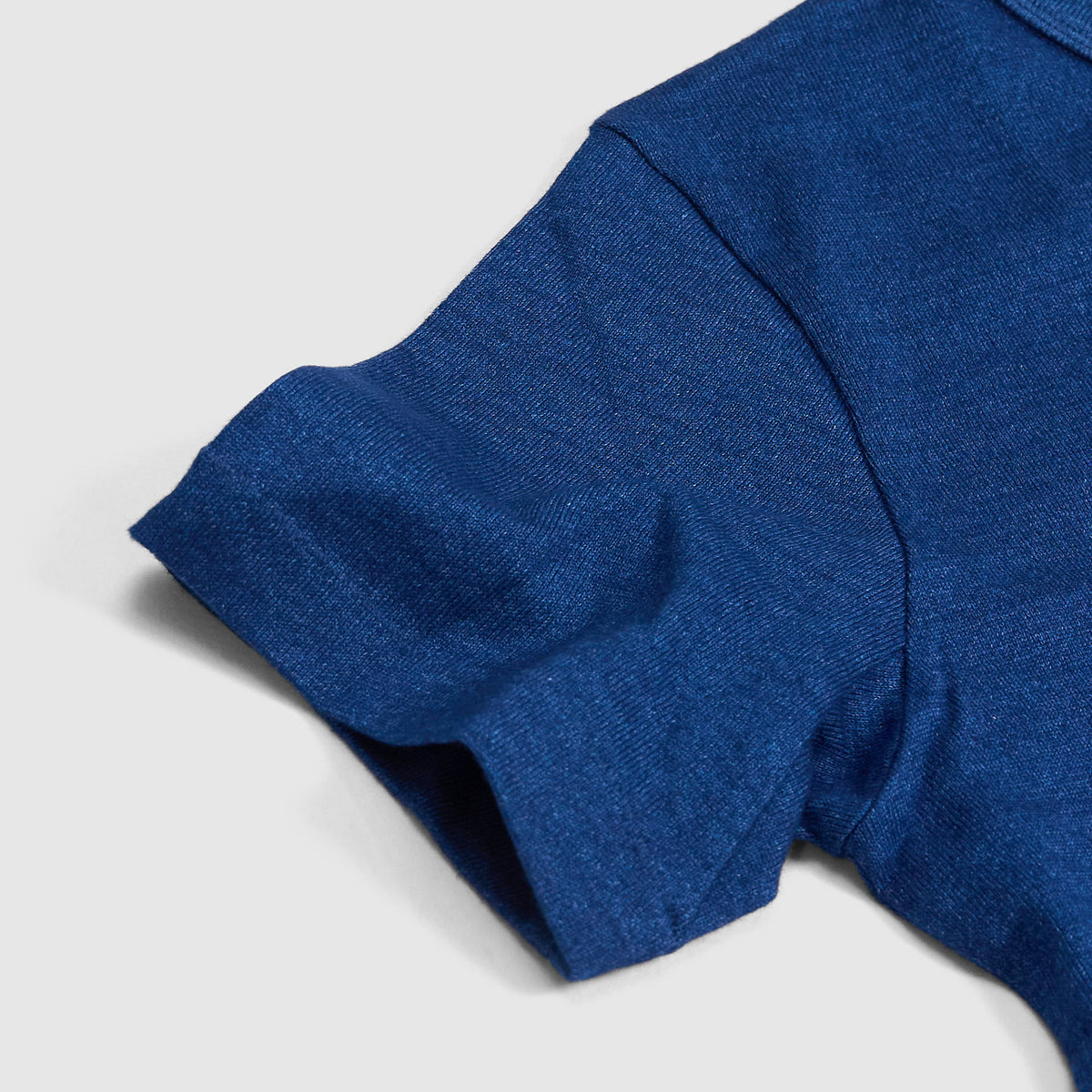 Merz b. Schwanen Ladies Short Sleeves Indigo Dyed Crew Neck T-Shirt