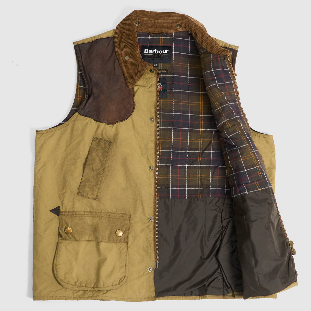 Barbour Timeworn Waxed Outdoor Vest