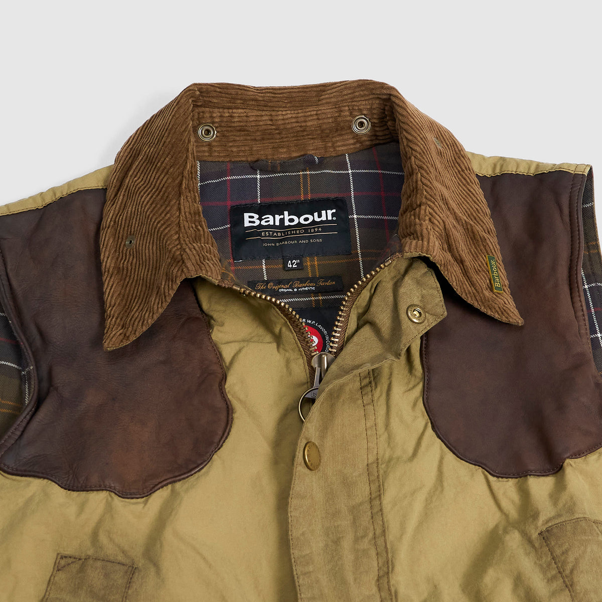 Barbour Timeworn Waxed Outdoor Vest