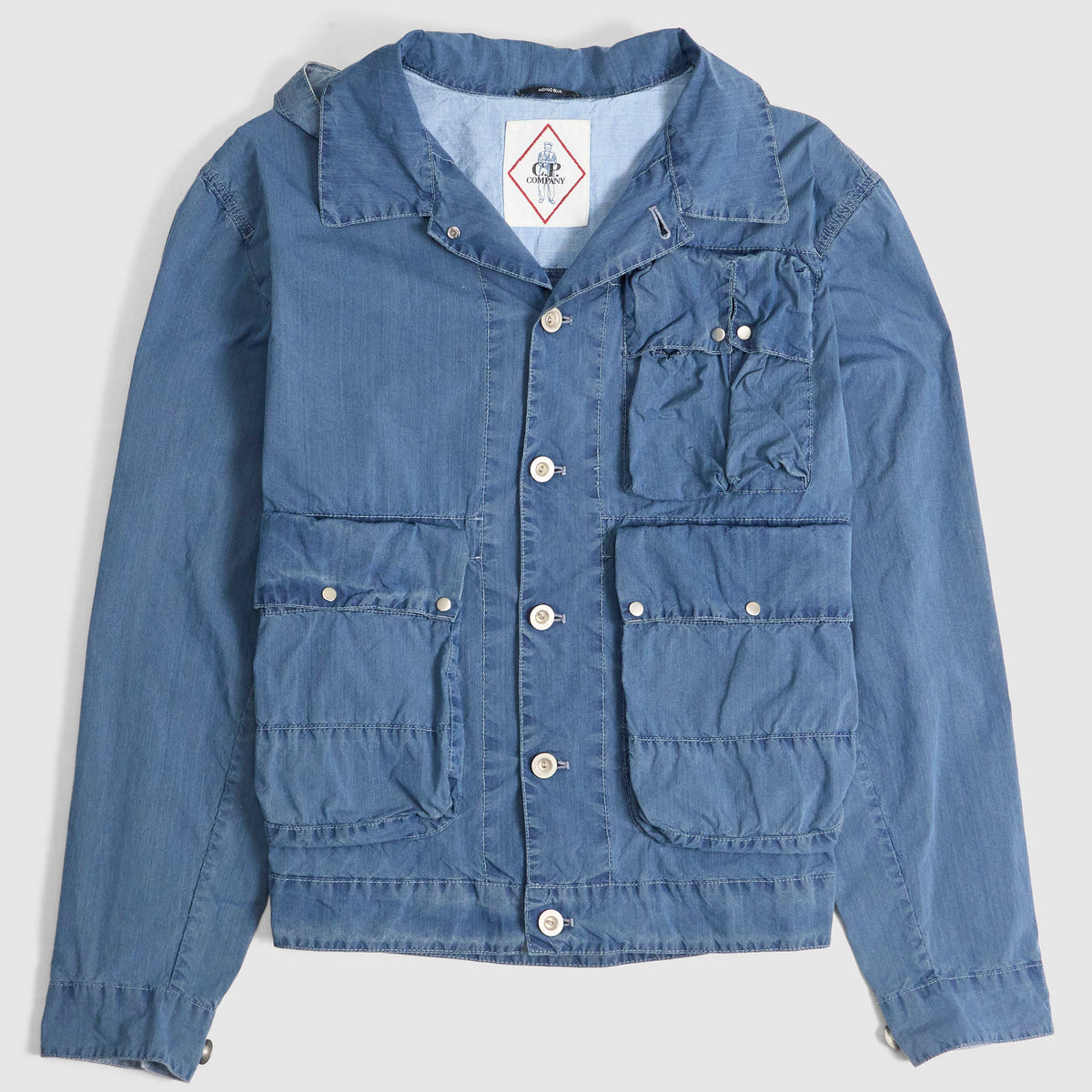 C.P. Company Outerweat Chambray Hooded Jacket