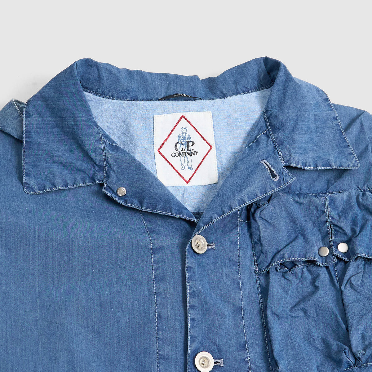 C.P. Company Outerweat Chambray Hooded Jacket