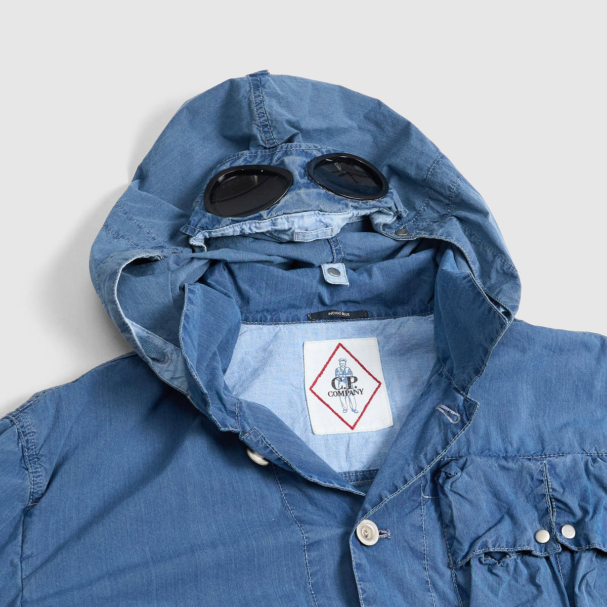 C.P. Company Outerweat Chambray Hooded Jacket