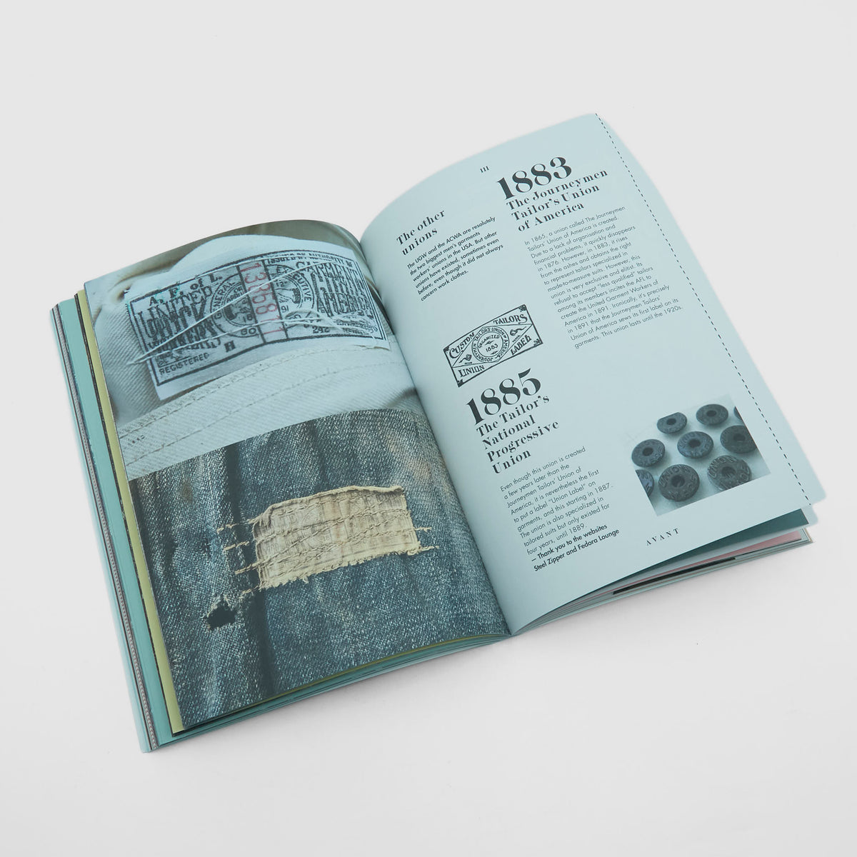 AVANT Magazine Vol1 "American Workwear"