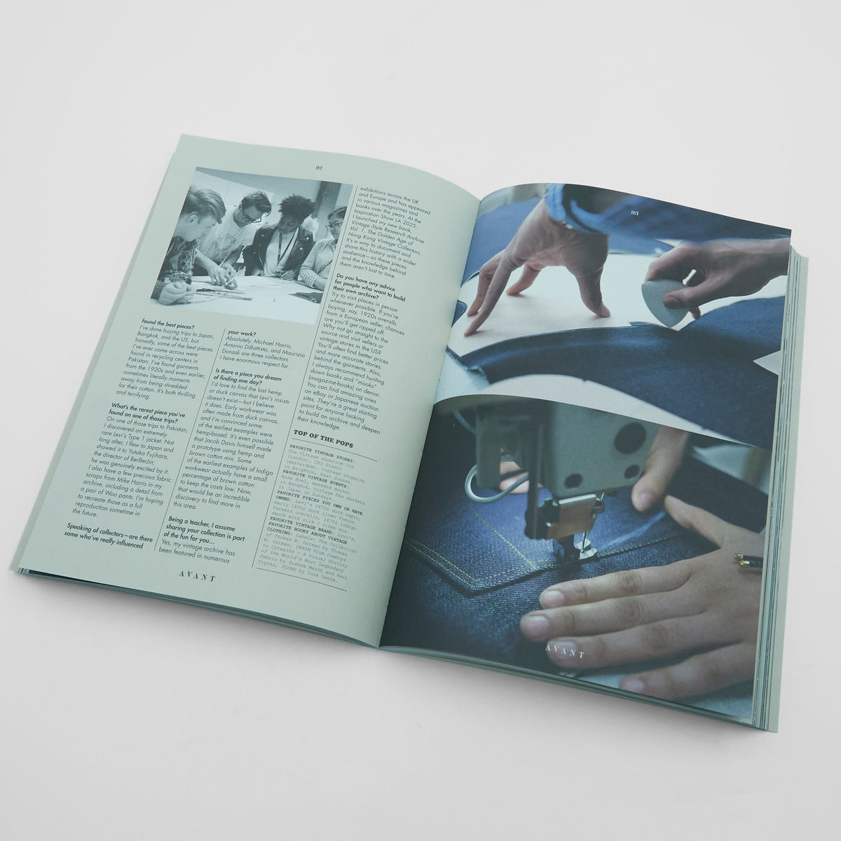 AVANT Magazine "The Voices Behind Vintage Clothing"