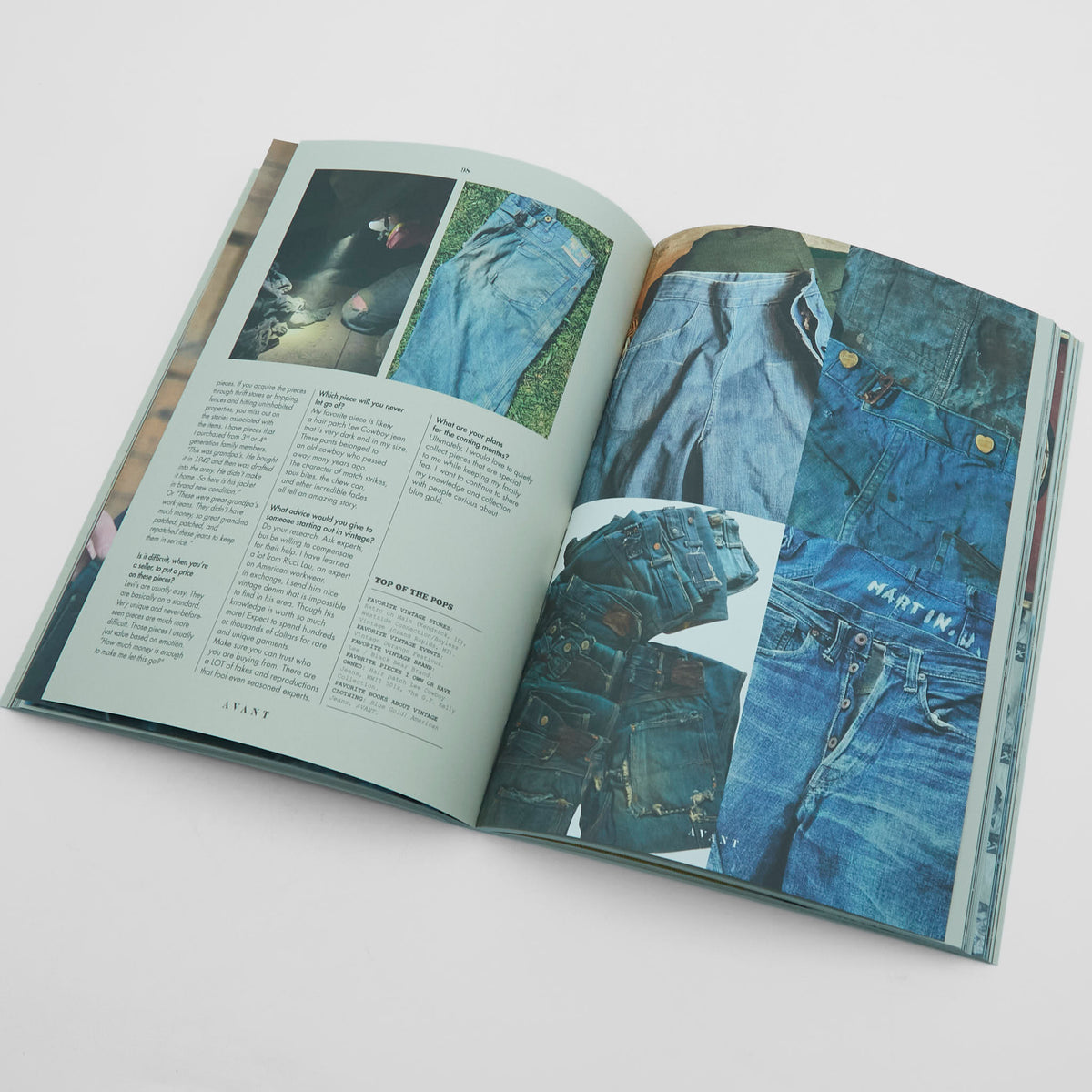 AVANT Magazine "The Voices Behind Vintage Clothing"