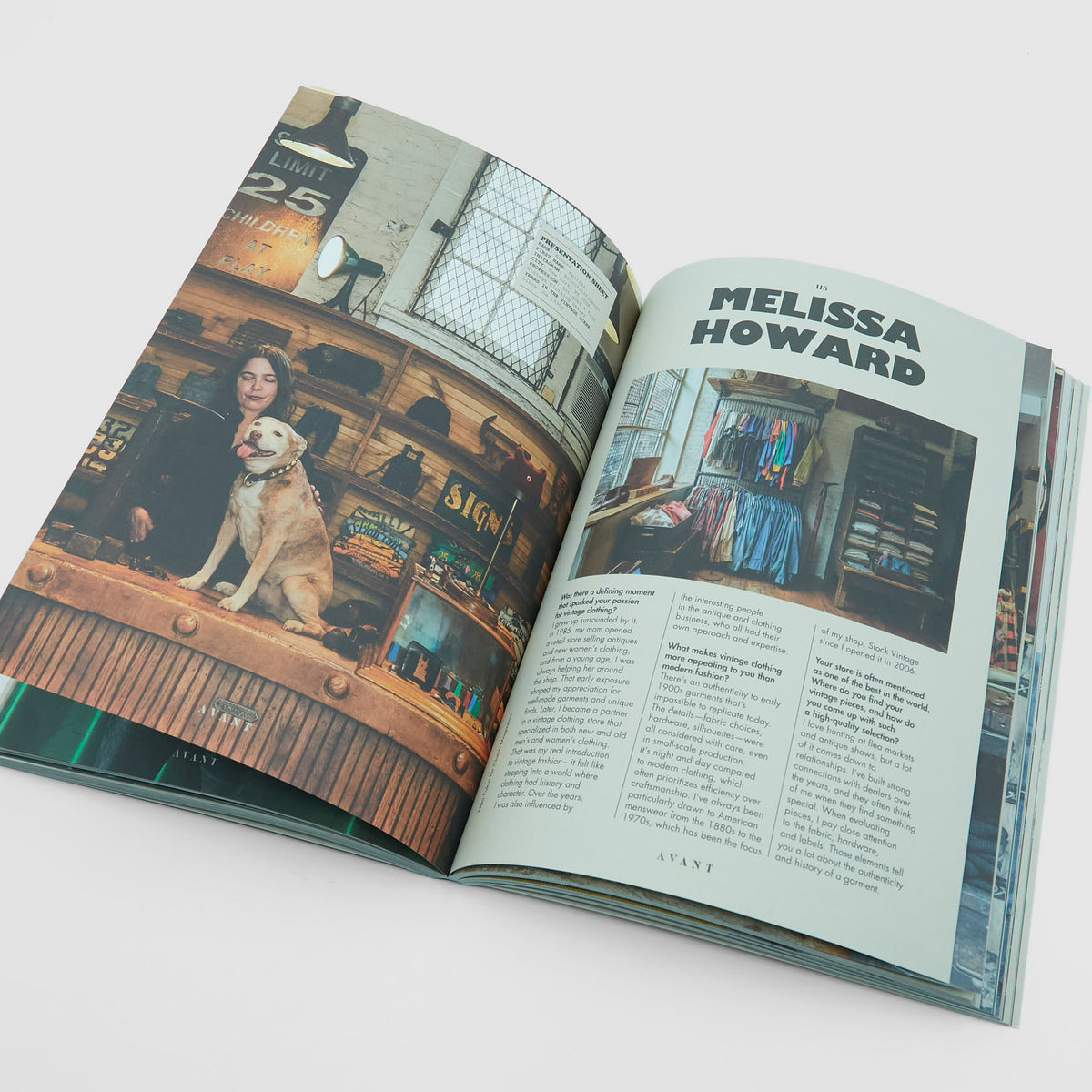 AVANT Magazine "The Voices Behind Vintage Clothing"