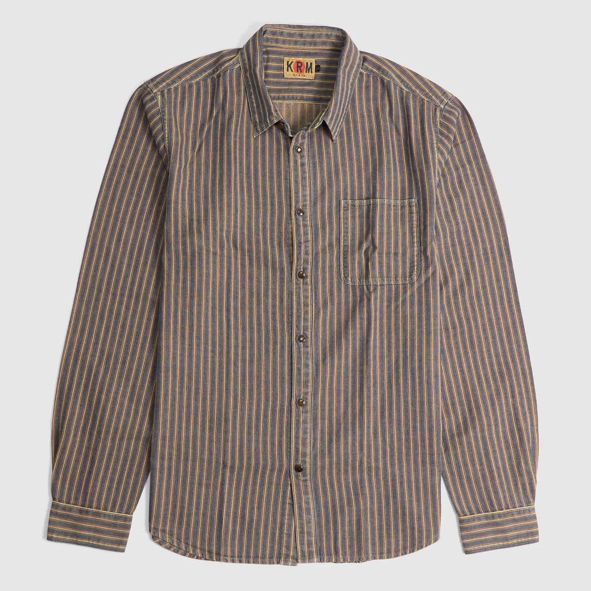 KRM Nostalgic Stripe Indigo Shirt