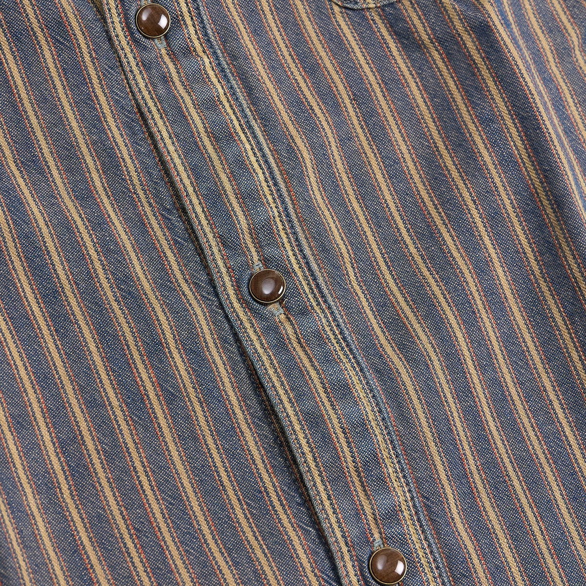 KRM Nostalgic Stripe Indigo Shirt