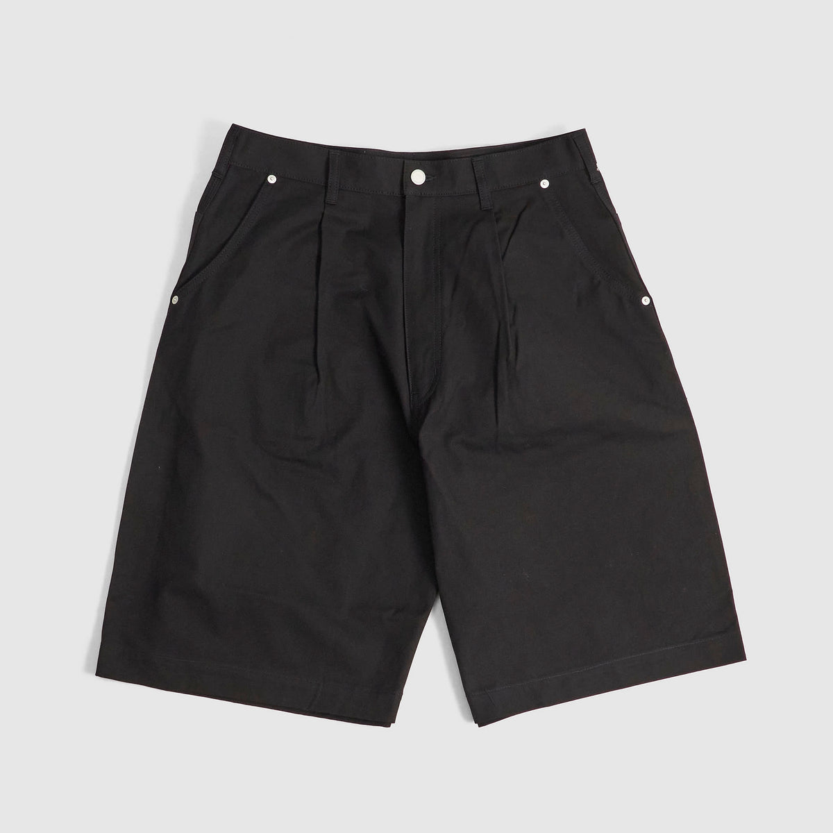 Comme Des Garçons Homme Seam Pleated Relaxed Fitted Shorts
