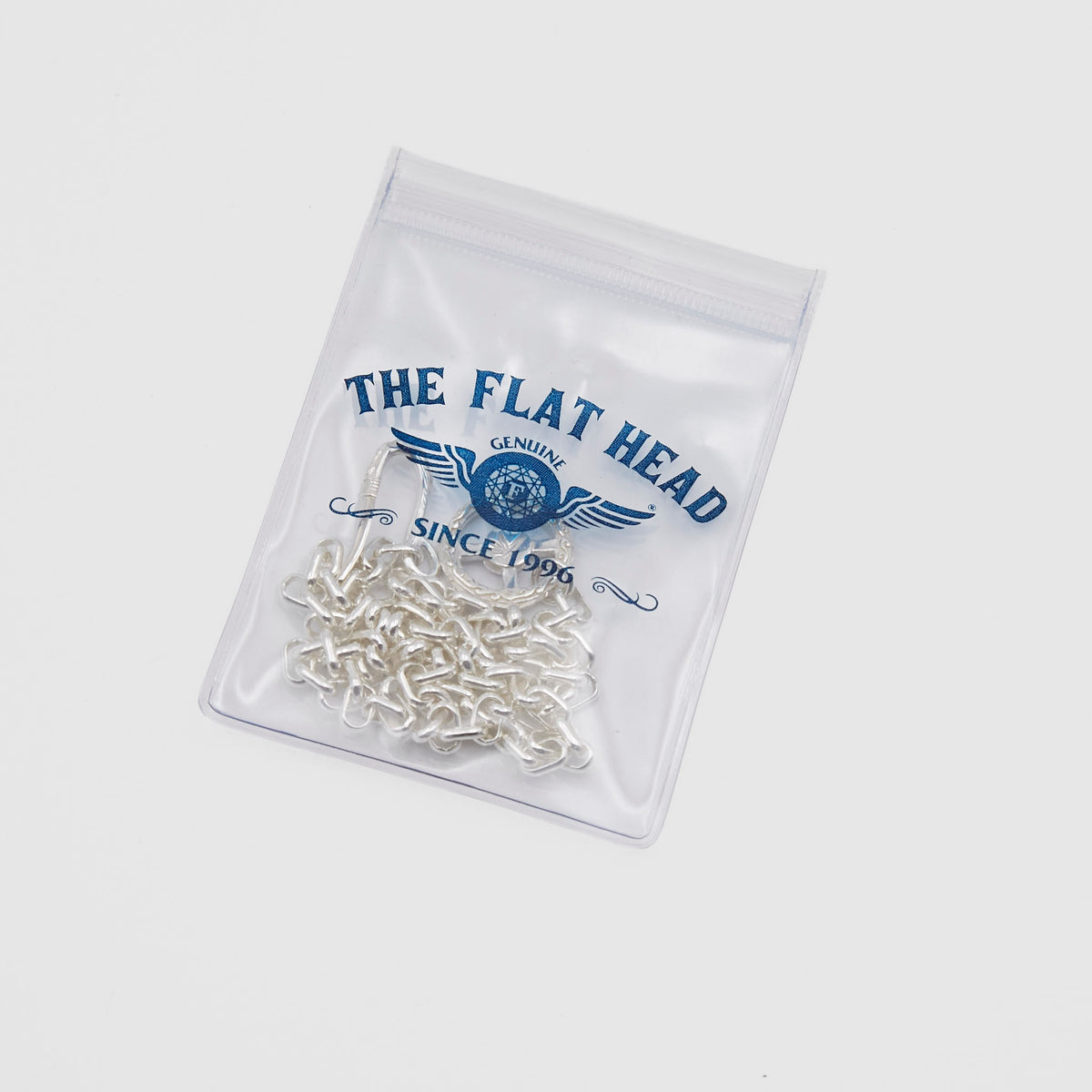 The Flat Head 925 50cm Feather Hook Chain Necklace