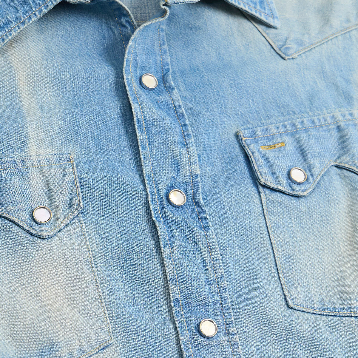 Sugar Cane Timeworn Inspired Denim Shirt