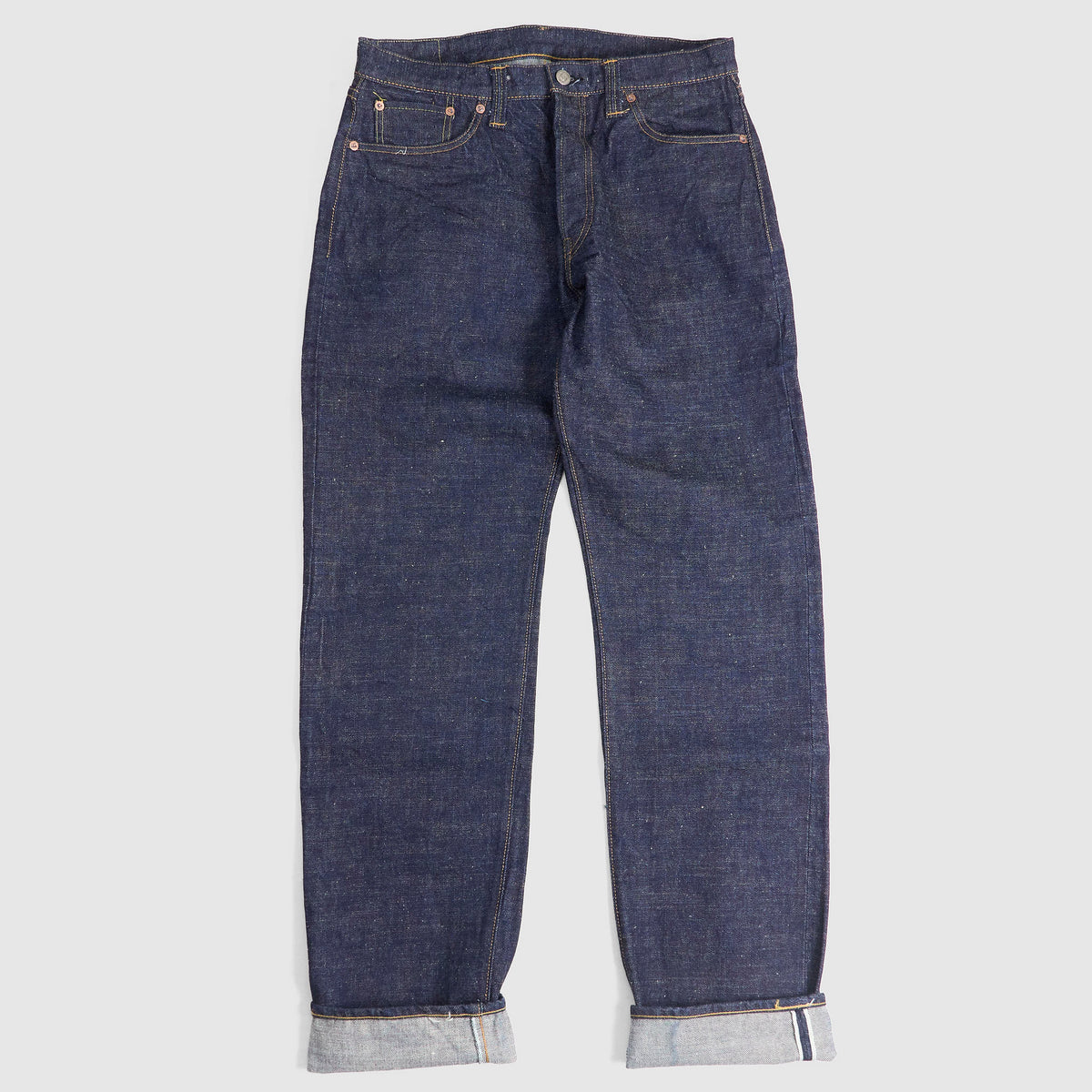 Samurai Jeans 5-Pocket 15oz S510HX II Vintage Denim Straight Jeans