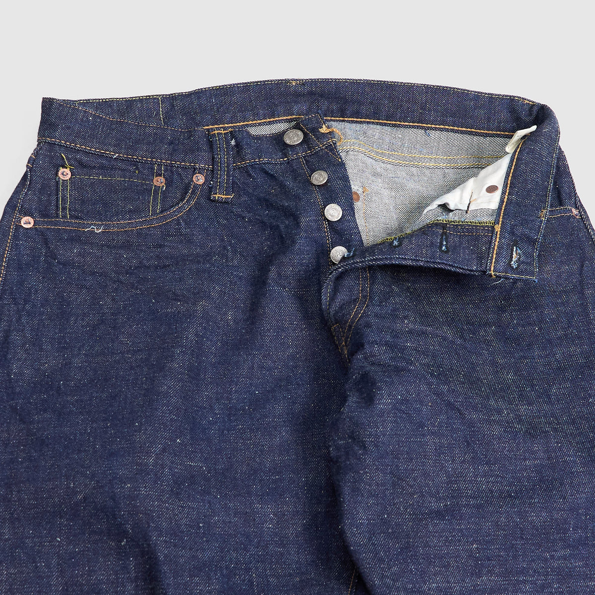 Samurai Jeans 5-Pocket 15oz S510HX II Vintage Denim Straight Jeans