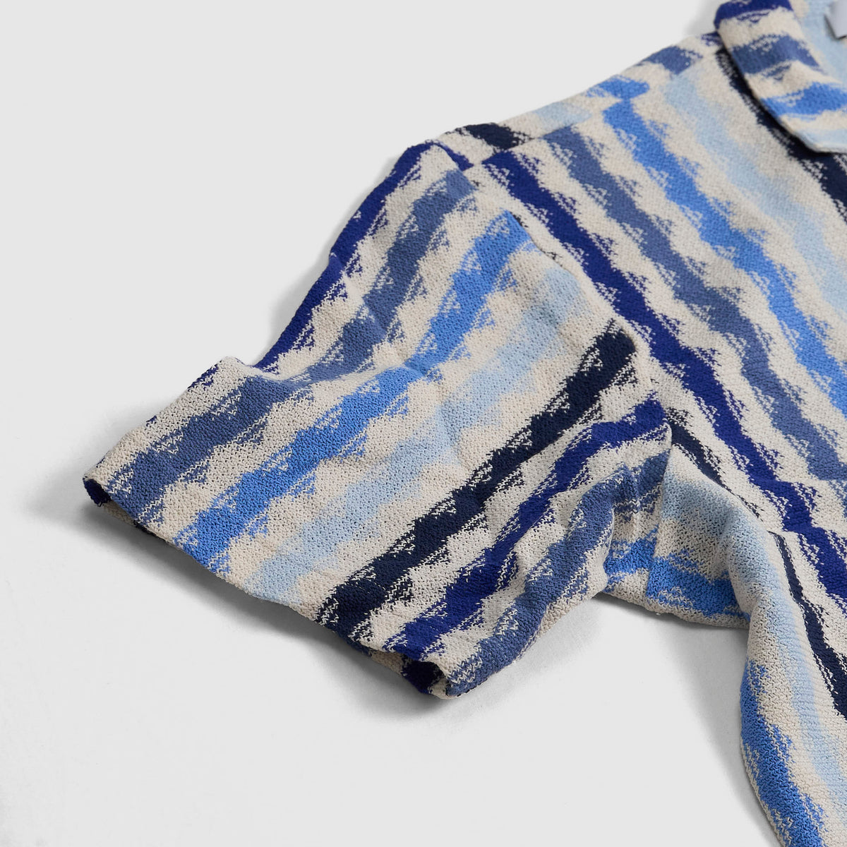 Gran Sasso Knitted Lightning Short Sleeve Shirt