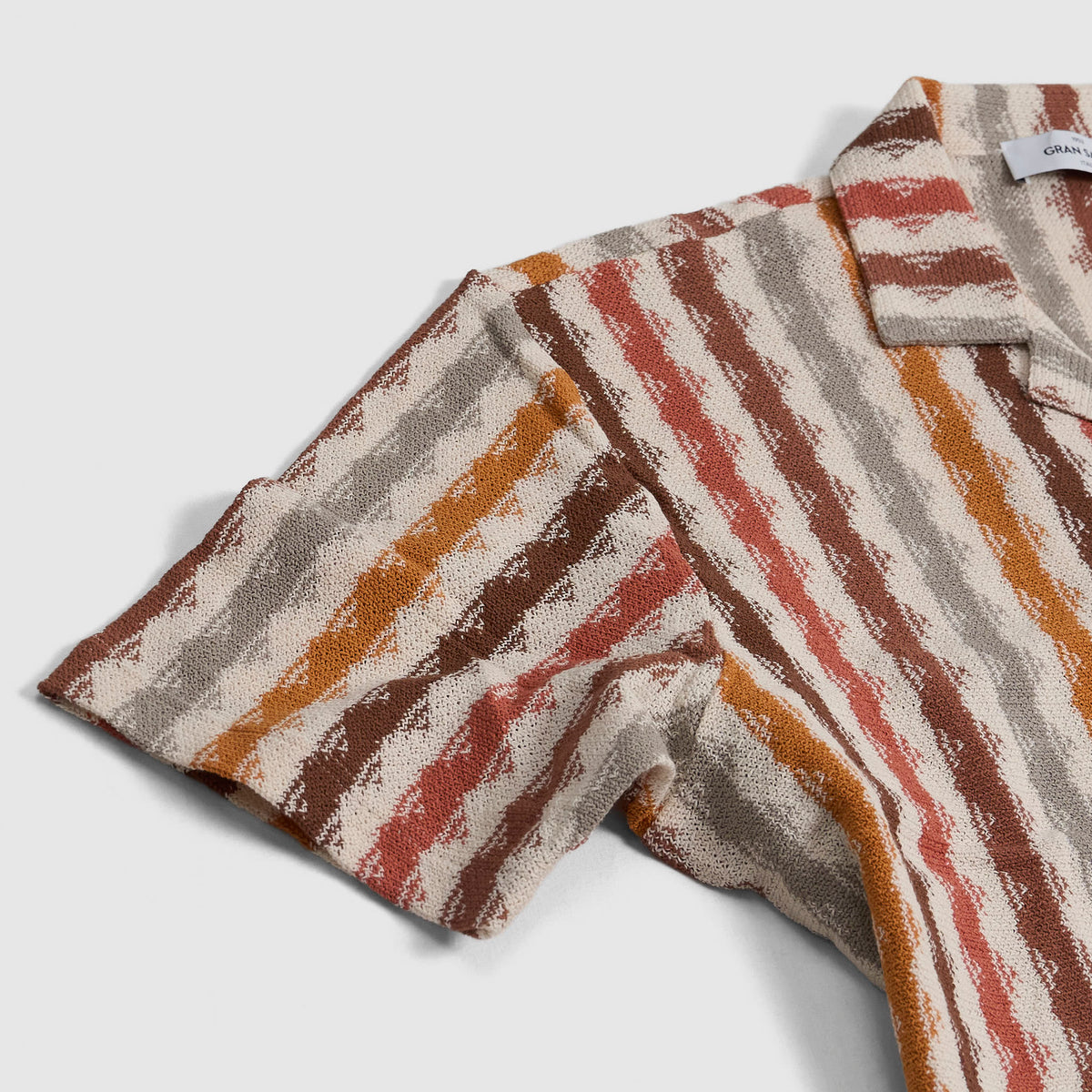 Gran Sasso Knitted Lightning Short Sleeve Shirt