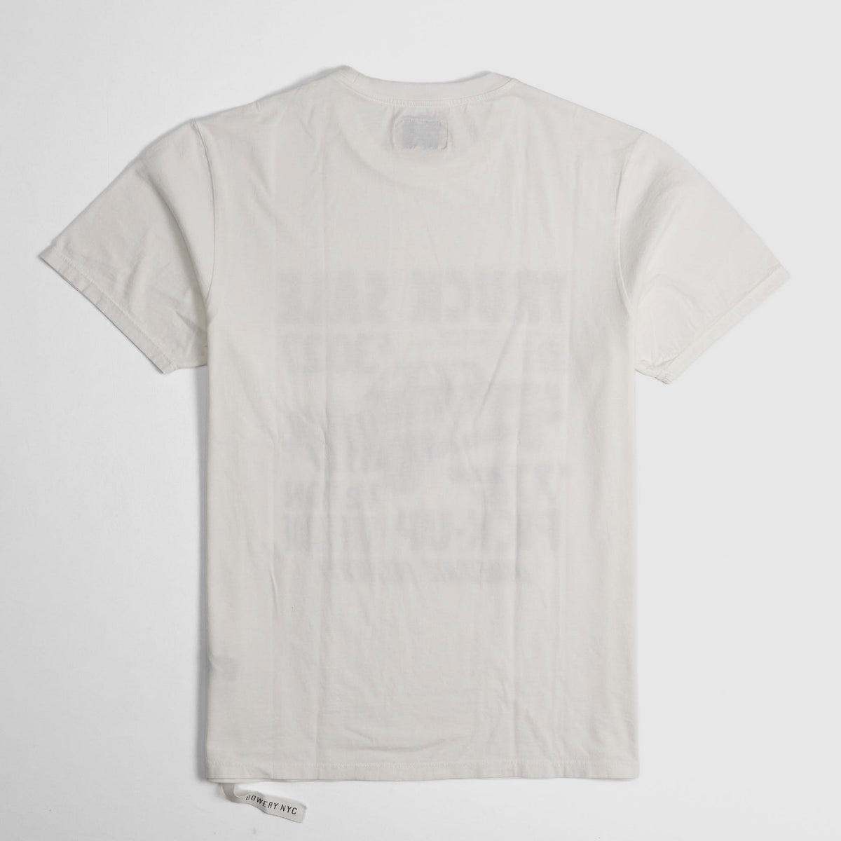 Bowery NYC Crew Neck Truck Sale T-Shirt