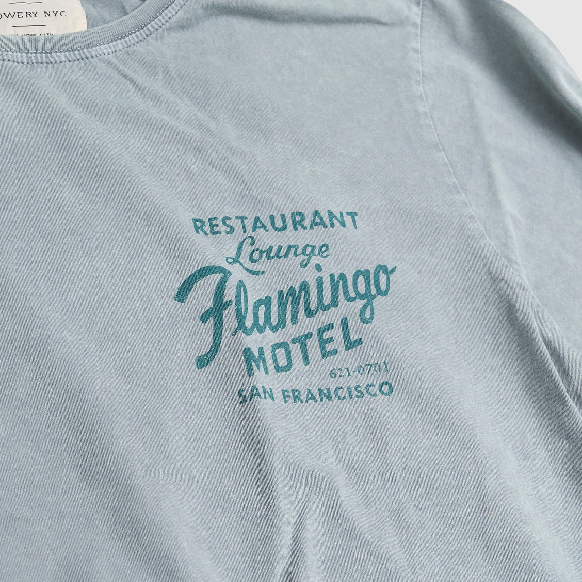 Bowery NYC Flamingo Motel T-Shirt