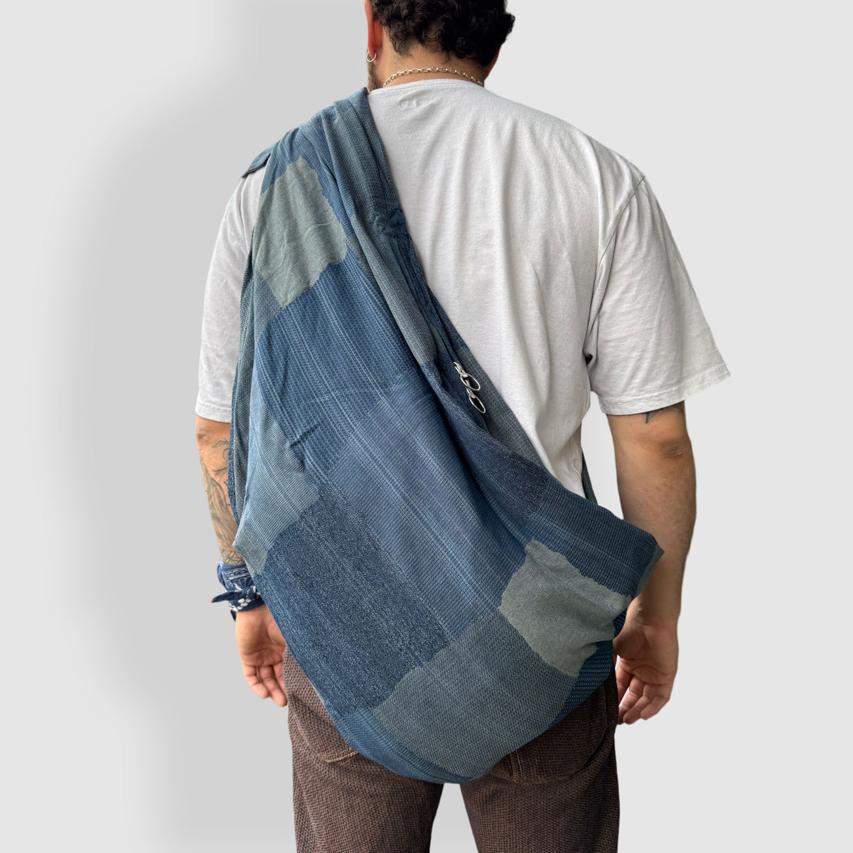 Kapital Cotton Linen Tugihagi Big Snufkin Bag