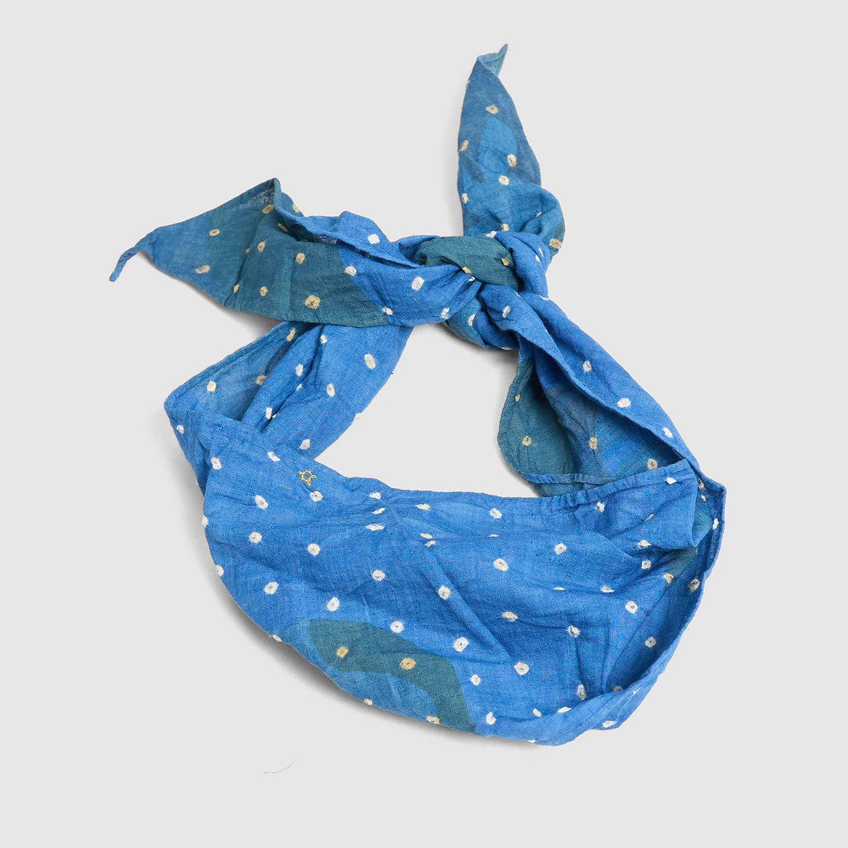 11.11 / eleven eleven Light Indigo Batique Stripe Bandana