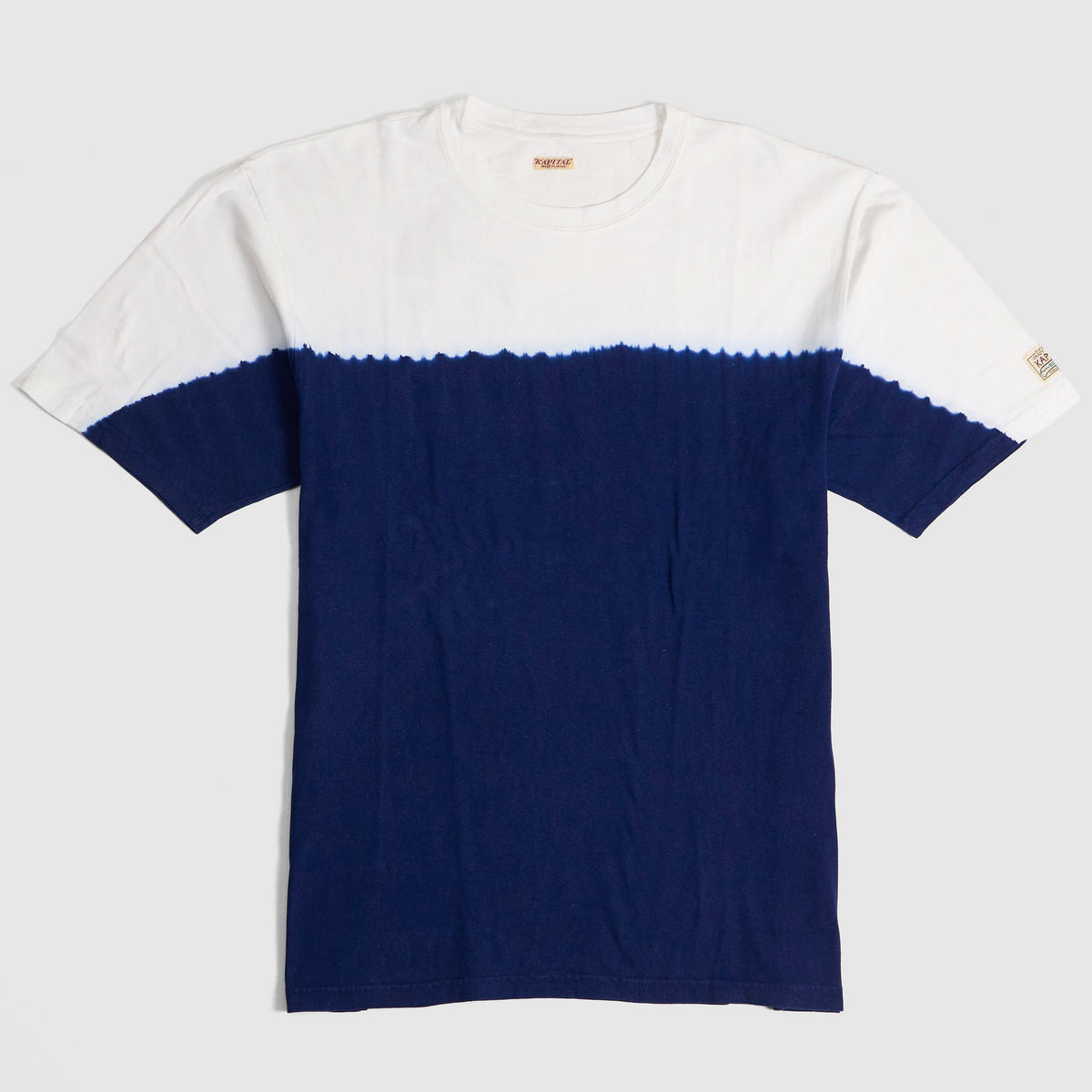 Kapital Hand Dyed Deep Ice Fishing Crew Neck T-Shirt