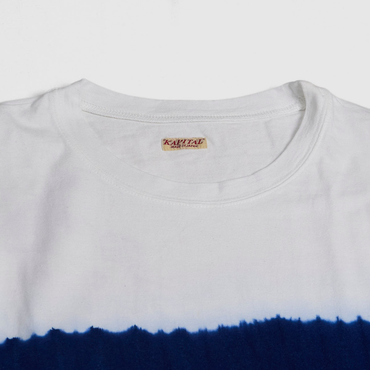 Kapital Hand Dyed Deep Ice Fishing Crew Neck T-Shirt