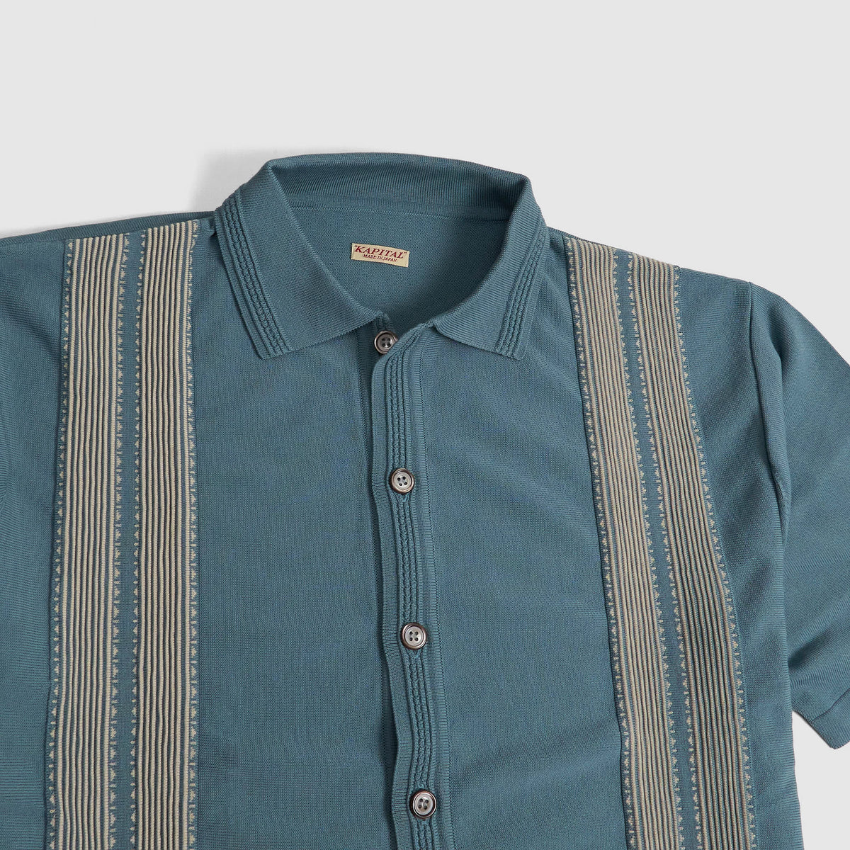 Kapital 14G Cotton Tennessee Aloha Polo Shirt