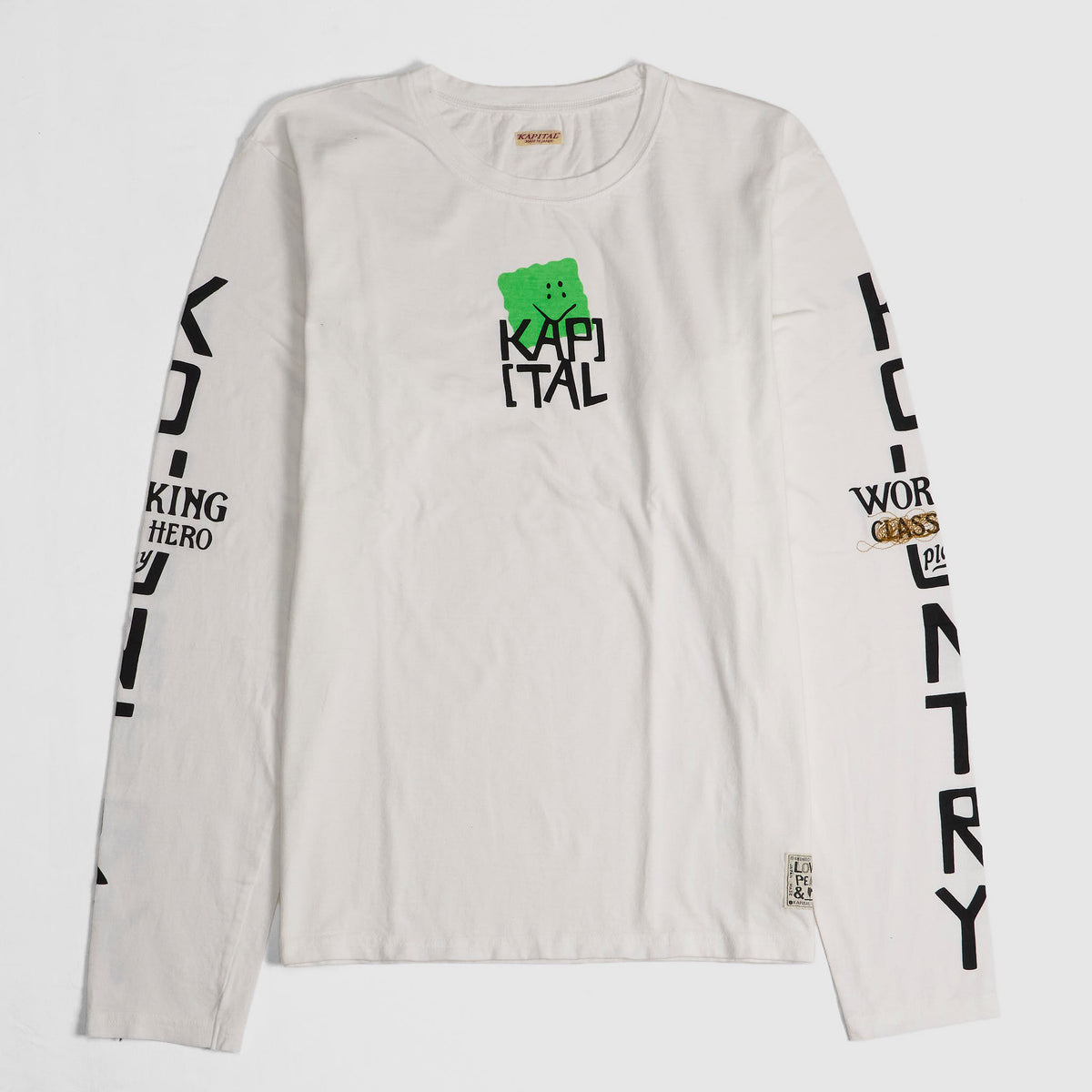 Kapital Buster Peckish Kap Crew Neck Long Sleeve T-Shirt