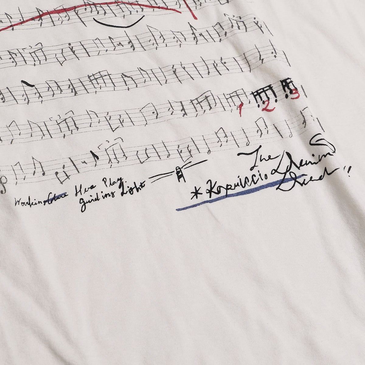 Kapital Ringer Boro Elegy Crew Neck T-Shirt