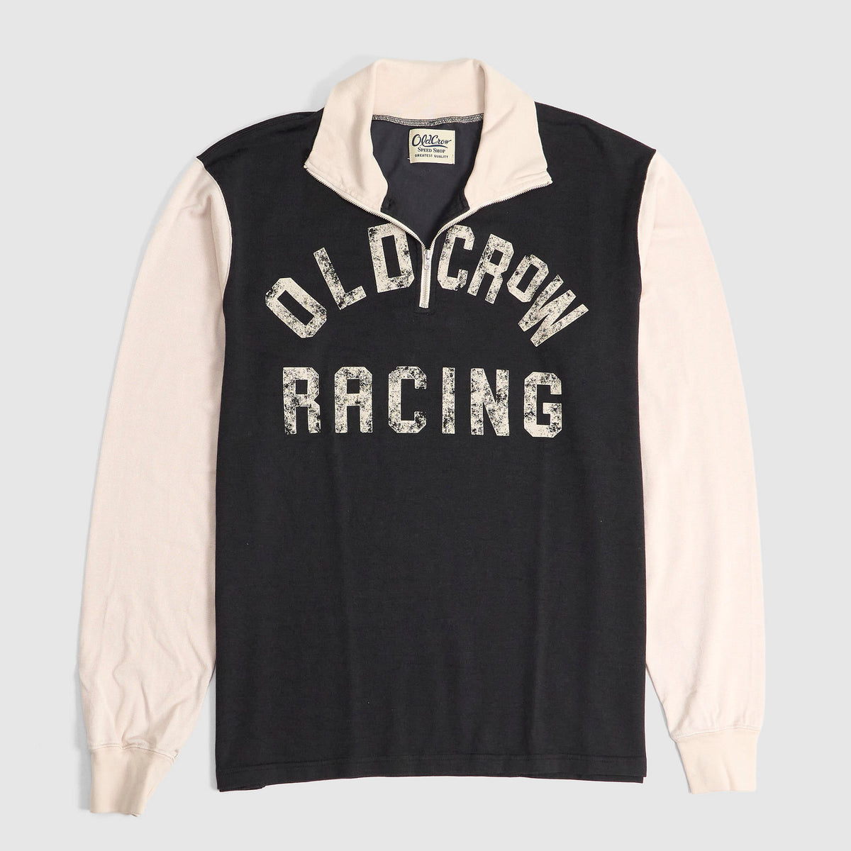 Old Crow Speed Shop by Glad Hand & Co. Racing Half Zip Jersey