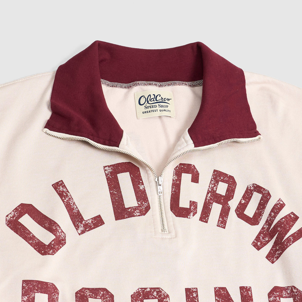 Old Crow Speed Shop by Glad Hand & Co. Racing Half Zip Jersey