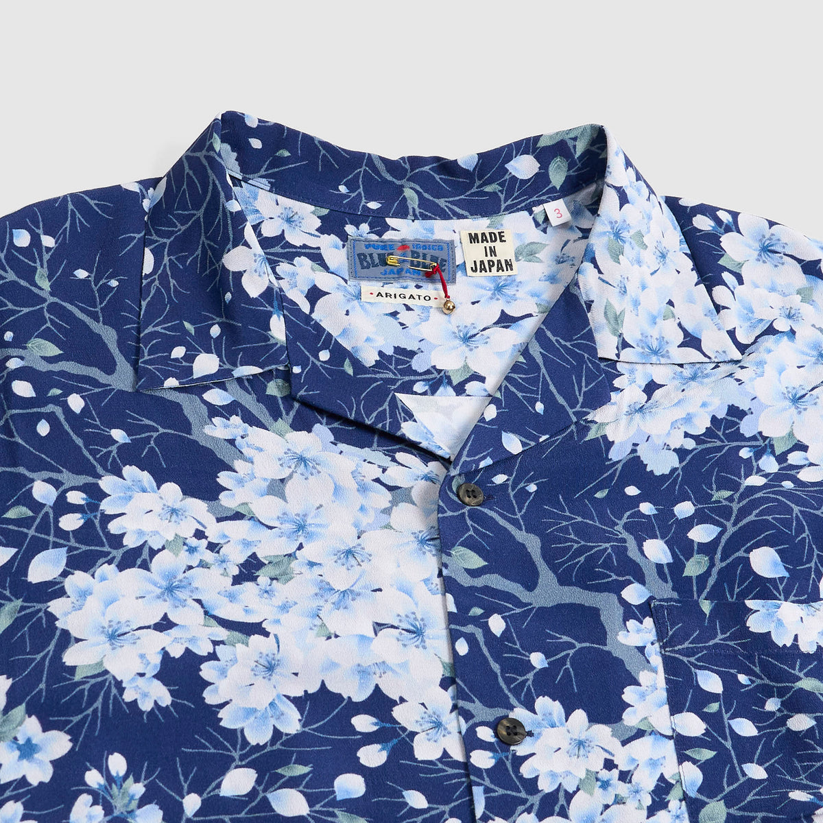 Blue Blue Japan Sakura Kaza Hawaiian Shirt