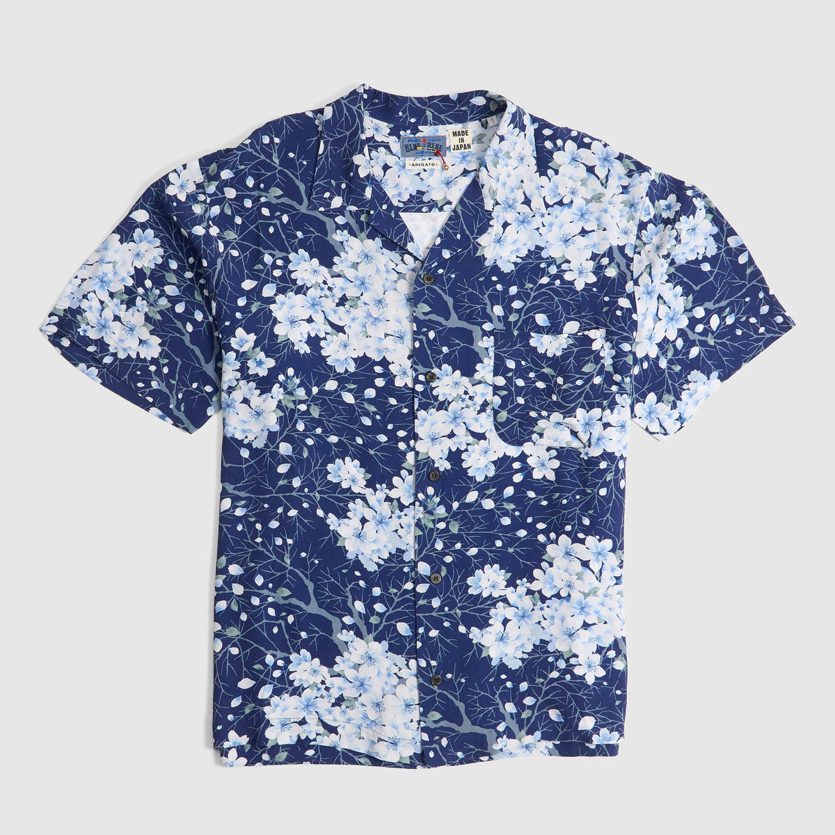 Blue Blue Japan Sakura Kaza Hawaiian Shirt