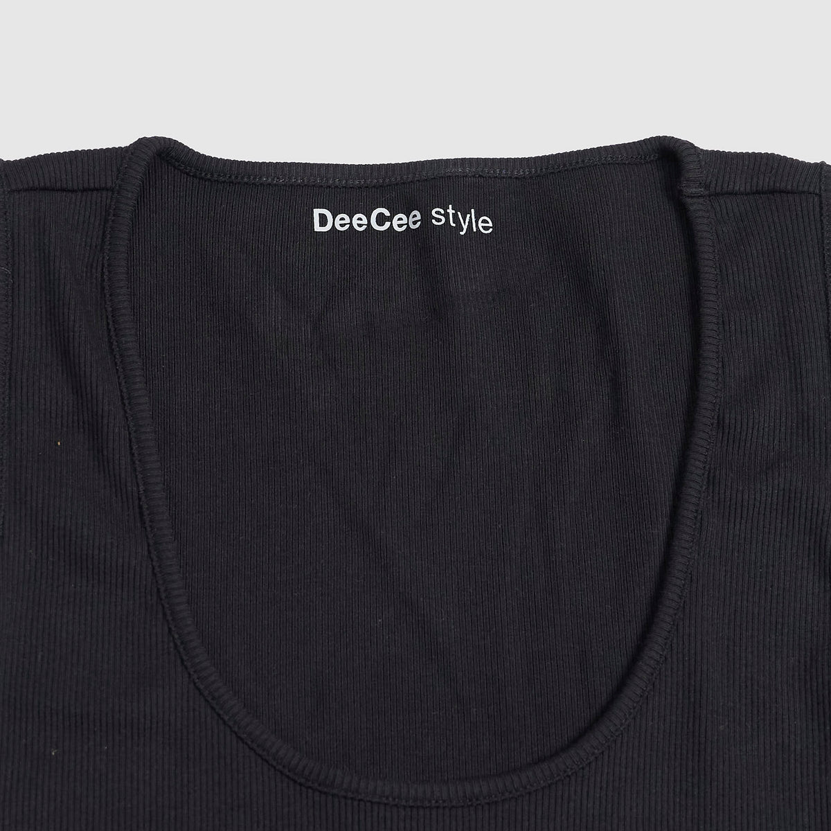 DeeCee style Ladies Ribbed Tank Top