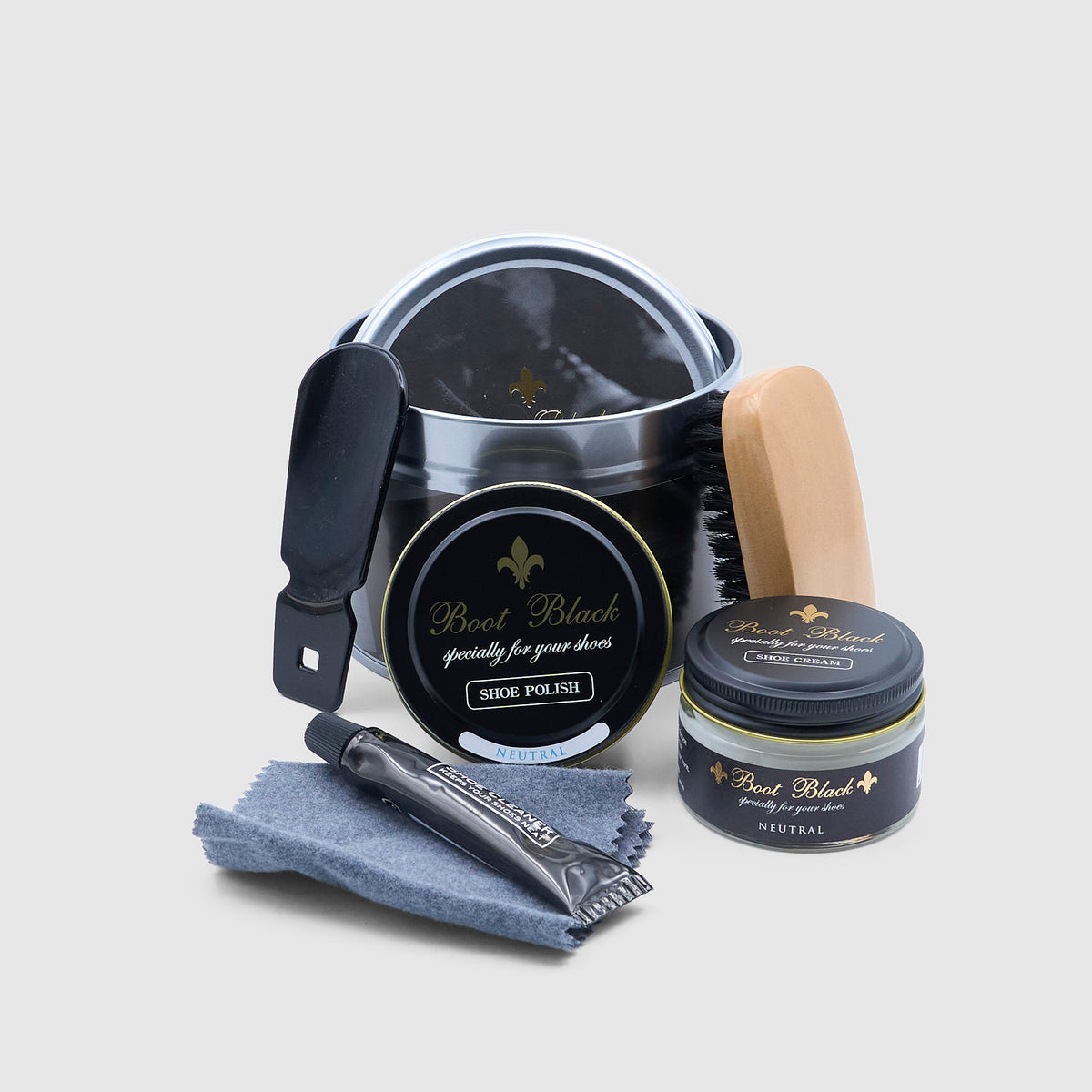 Boot Black Japan All Color Shoe Care Set