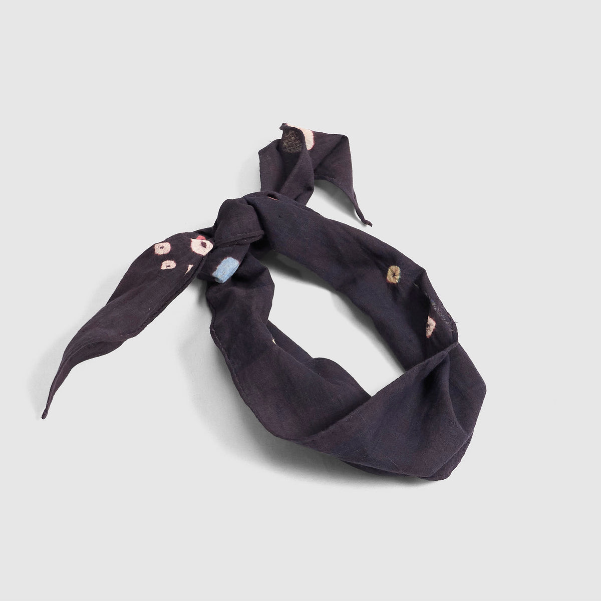 11.11 / eleven eleven Black Batique Stripe Bandana