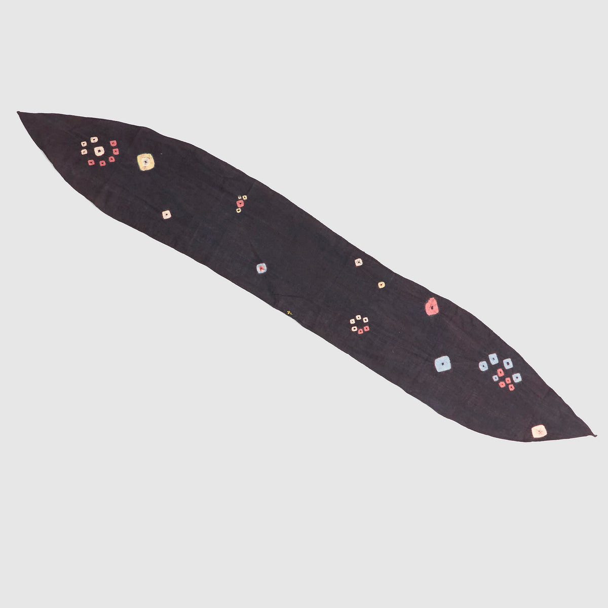 11.11 / eleven eleven Black Batique Stripe Bandana