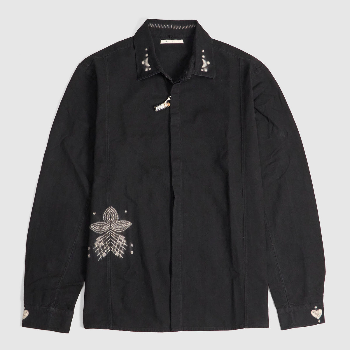 11.11 / eleven eleven Black Dyed Shirt