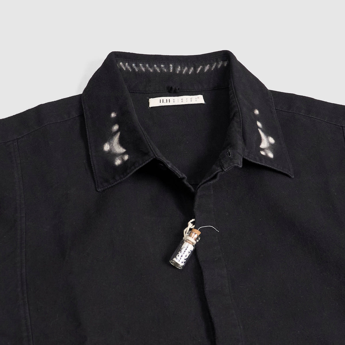 11.11 / eleven eleven Black Dyed Shirt
