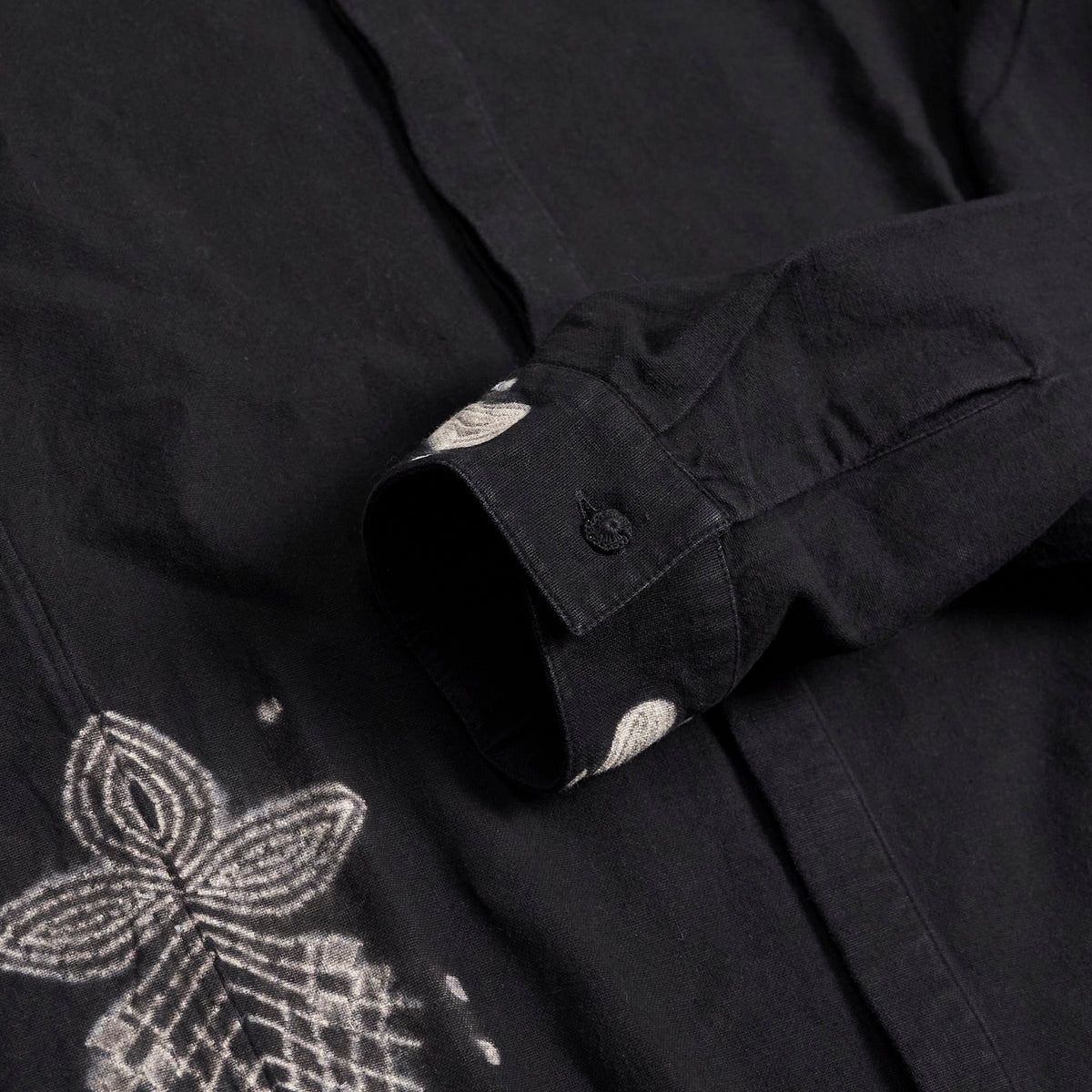 11.11 / eleven eleven Black Dyed Shirt