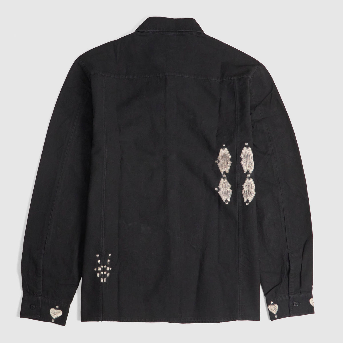 11.11 / eleven eleven Black Dyed Shirt