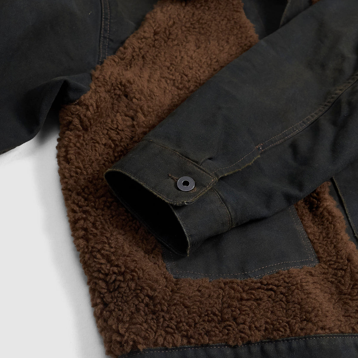 Double RL Midnight Canvas Grizzly Moto Jacket