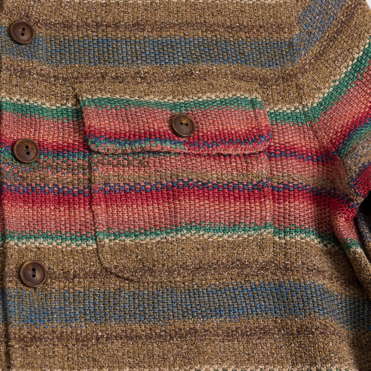 Double RL Knitted Linen/Silk Overshirt