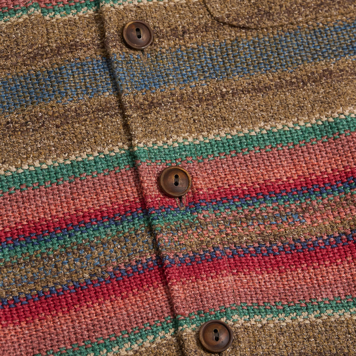 Double RL Knitted Linen/Silk Overshirt