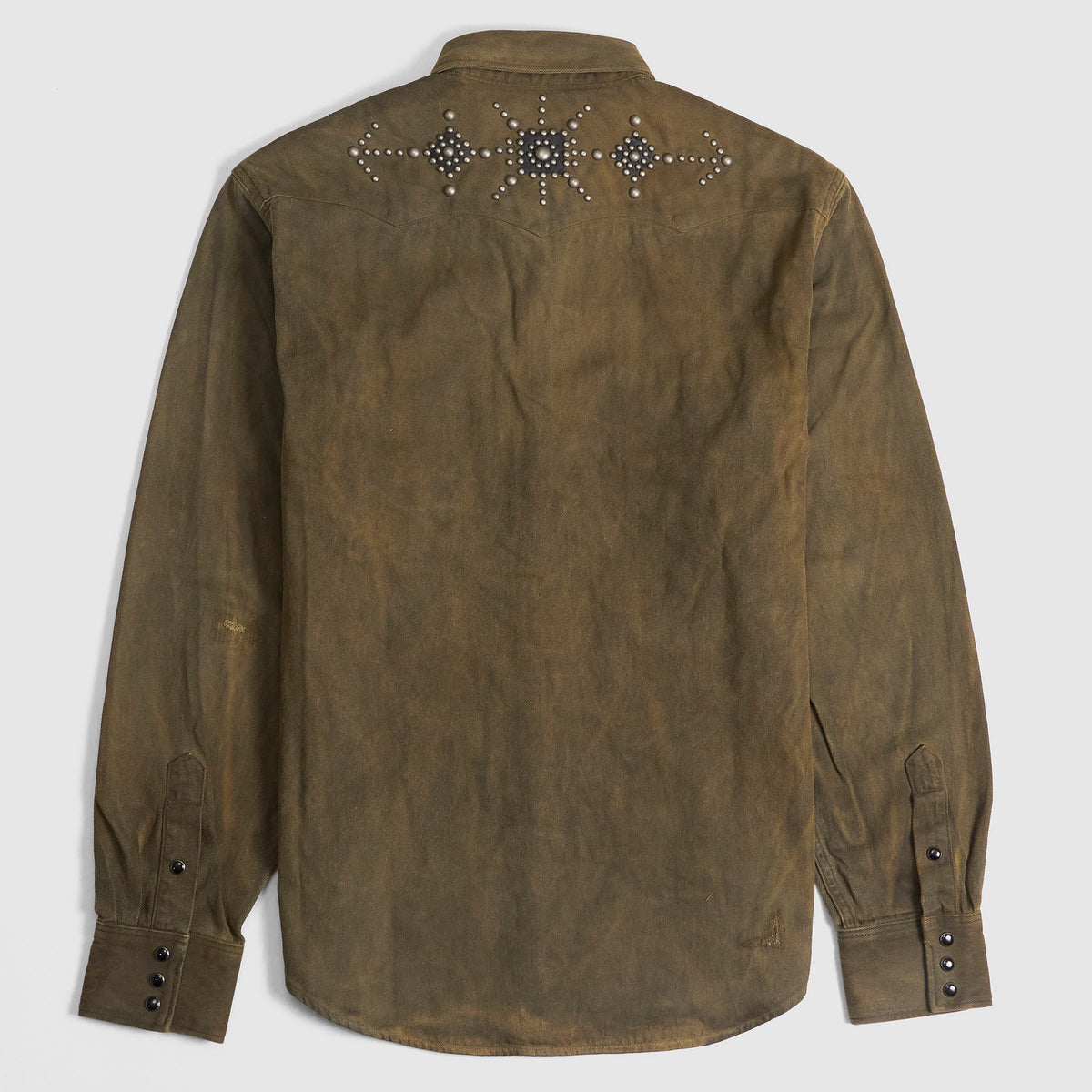 Double RL Western Studded Timeworn Overshirt Jacket