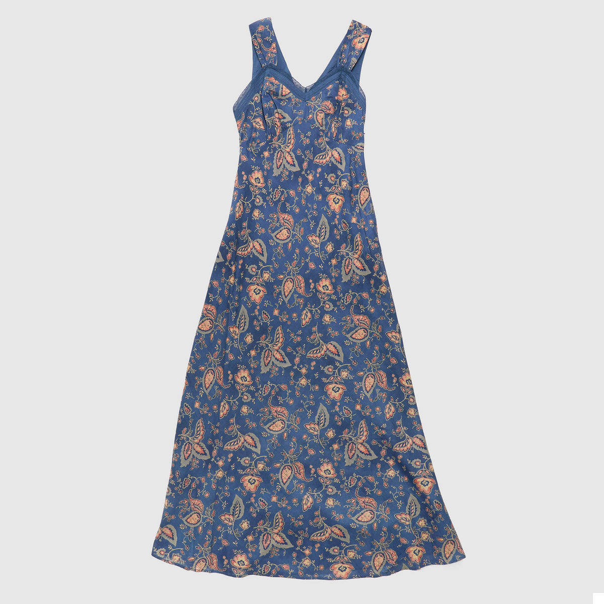 Double RL Ladies Flora Sleeveless Bias Cut Day Dress