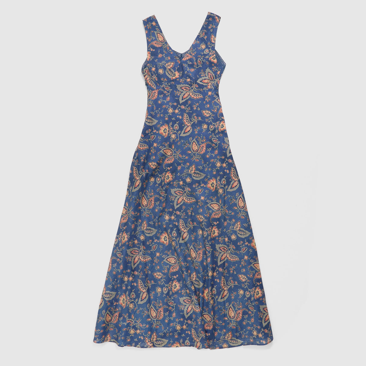 Double RL Ladies Flora Sleeveless Bias Cut Day Dress