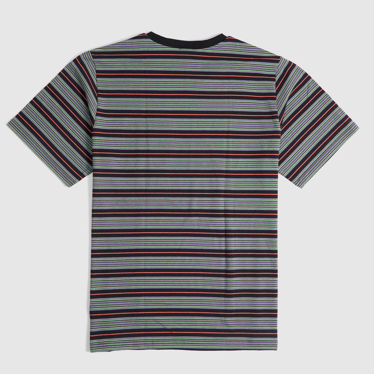 South2 West8 Crew Neck Striped Pocket T-Shirt