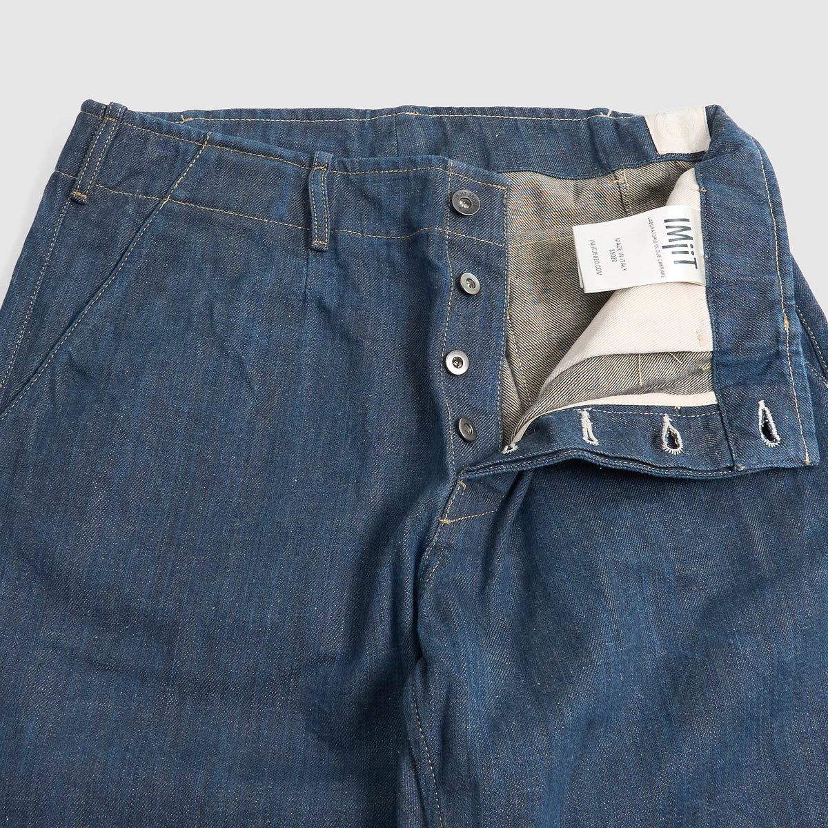 IMjiT 35020 x DeeCee style Limited Edition Carg 12.5oz Denim Fatigue Pant