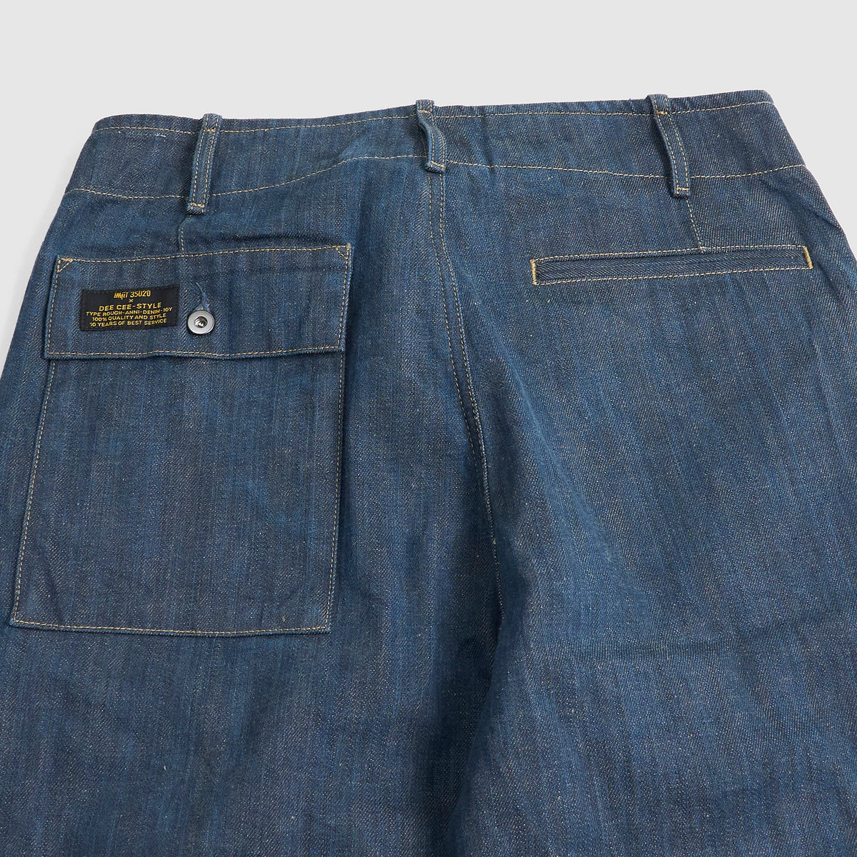 IMjiT 35020 x DeeCee style Limited Edition Carg 12.5oz Denim Fatigue Pant